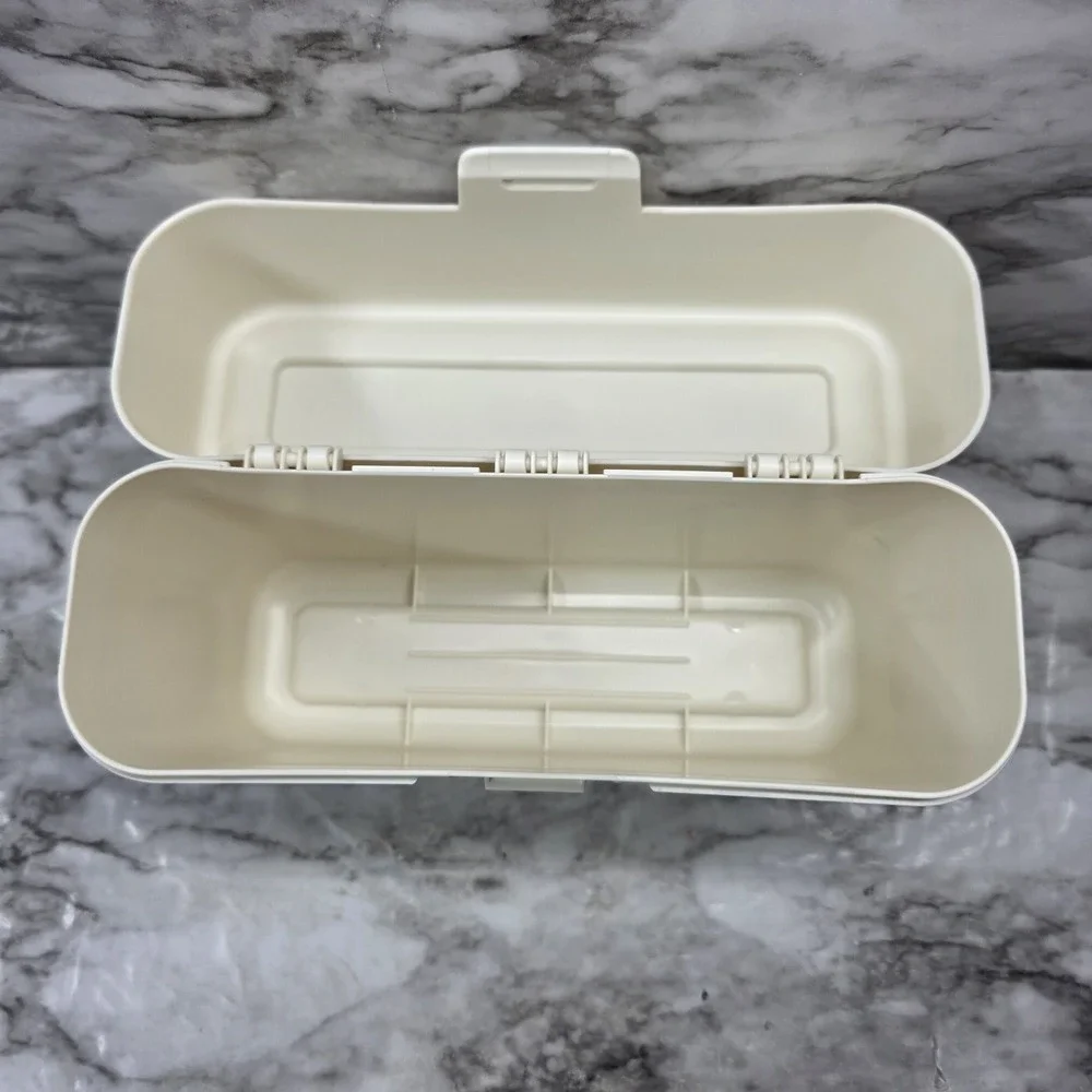 Vintage Rubbermaid Office Products 1994 Container Ivory White Made In USA